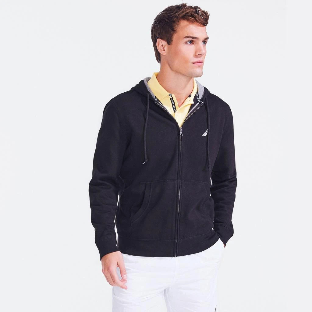 商品Nautica|Nautica Mens Nautica Big & Tall Zip-Front Hoodie,价格¥441,第3张图片详细描述