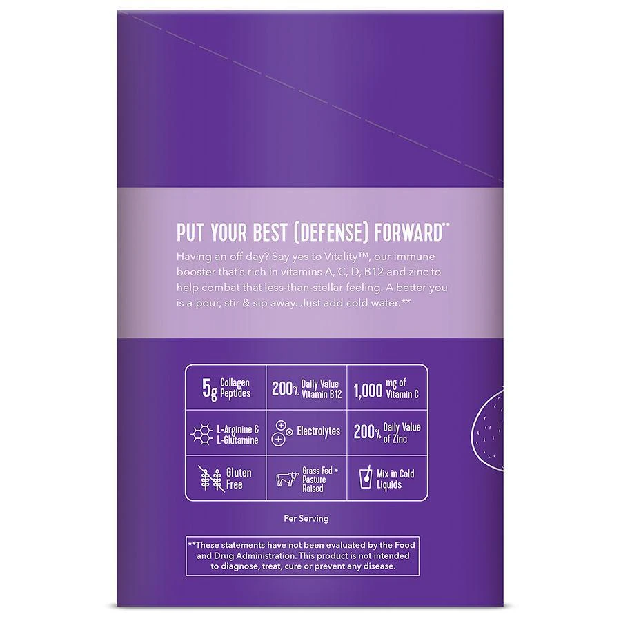 商品Vital Proteins|Vitality Immune Booster Grape Citrus,价格¥185,第2张图片详细描述