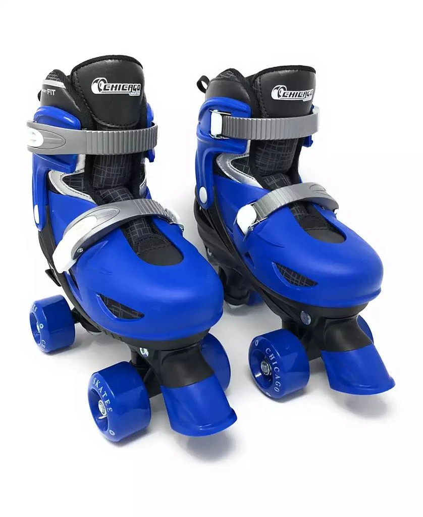 商品Chicago Skates|Chicago Boys Adjustable Quad Roller Skate Set, 7 Pc Set - Size M (1-4),价格¥539,第2张图片详细描述