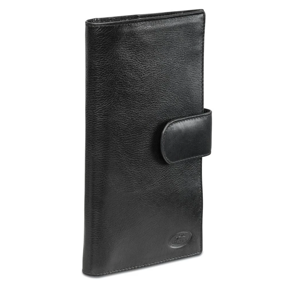 商品Mancini Leather Goods|Equestrian2 Collection RFID Secure Classic Passport / Travel Organizer,价格¥758,第2张图片详细描述