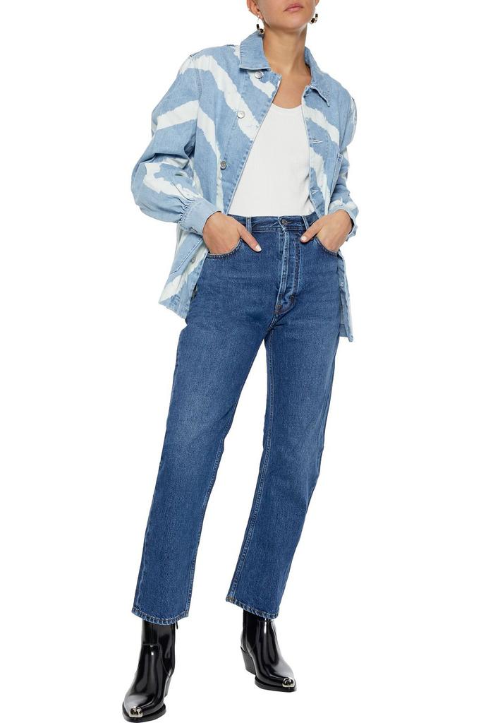 High-rise straight-leg jeans商品第2张图片规格展示