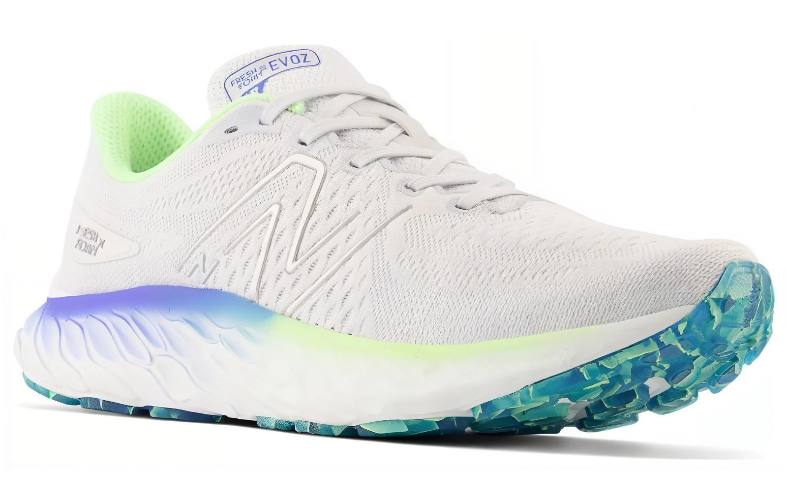 商品[国内直发] New Balance|NB Fresh Foam 缓震防滑耐磨 低帮 训练跑步鞋 男款 浅灰色,价格¥487,第3张图片详细描述