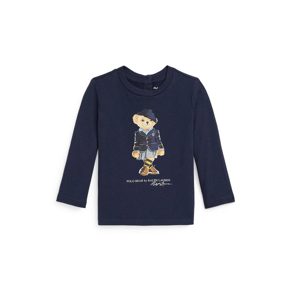 商品Ralph Lauren|Baby Boys Polo Bear Long-Sleeves T-shirt,价格¥209,第1张图片