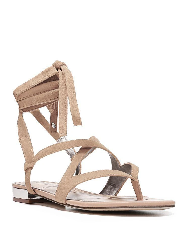 商品Sam Edelman|Sam Edelman Davina Suede Ankle Wrap Sandals,价格¥606,第1张图片