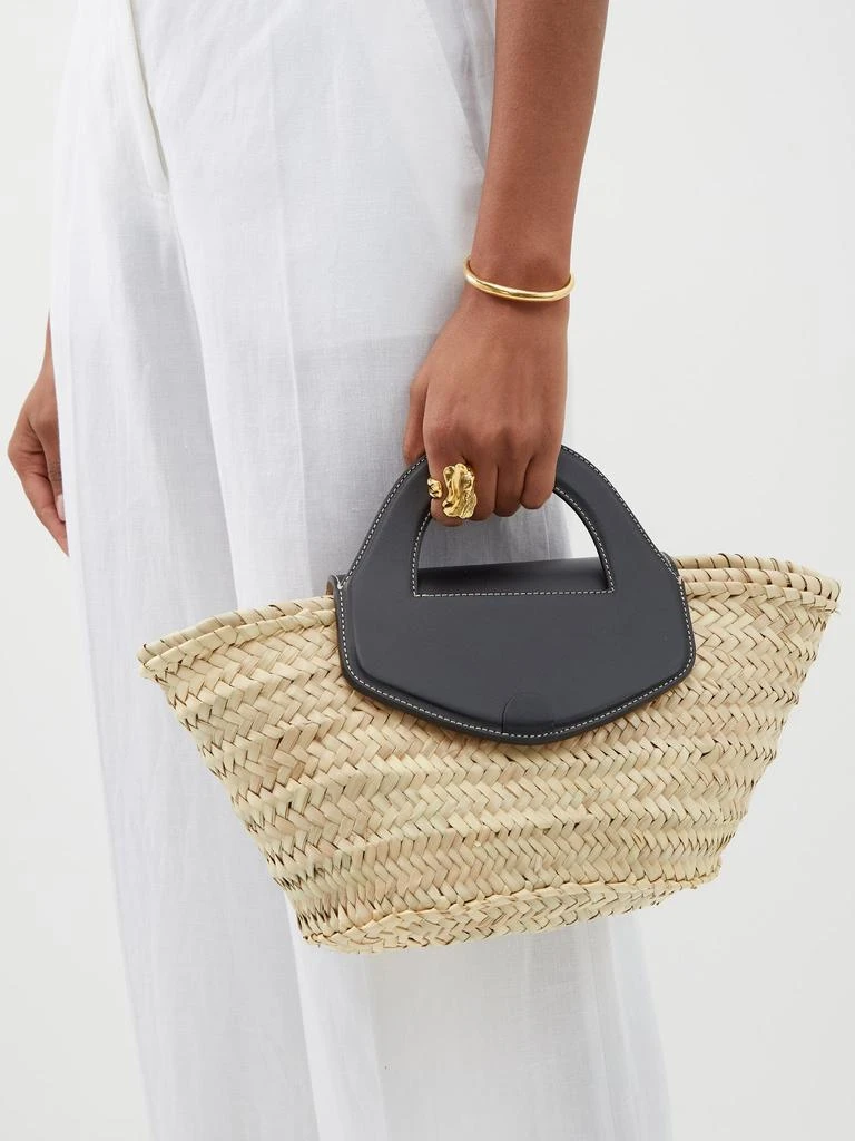 商品Hereu|Alqueria small straw basket bag,价格¥2643,第3张图片详细描述