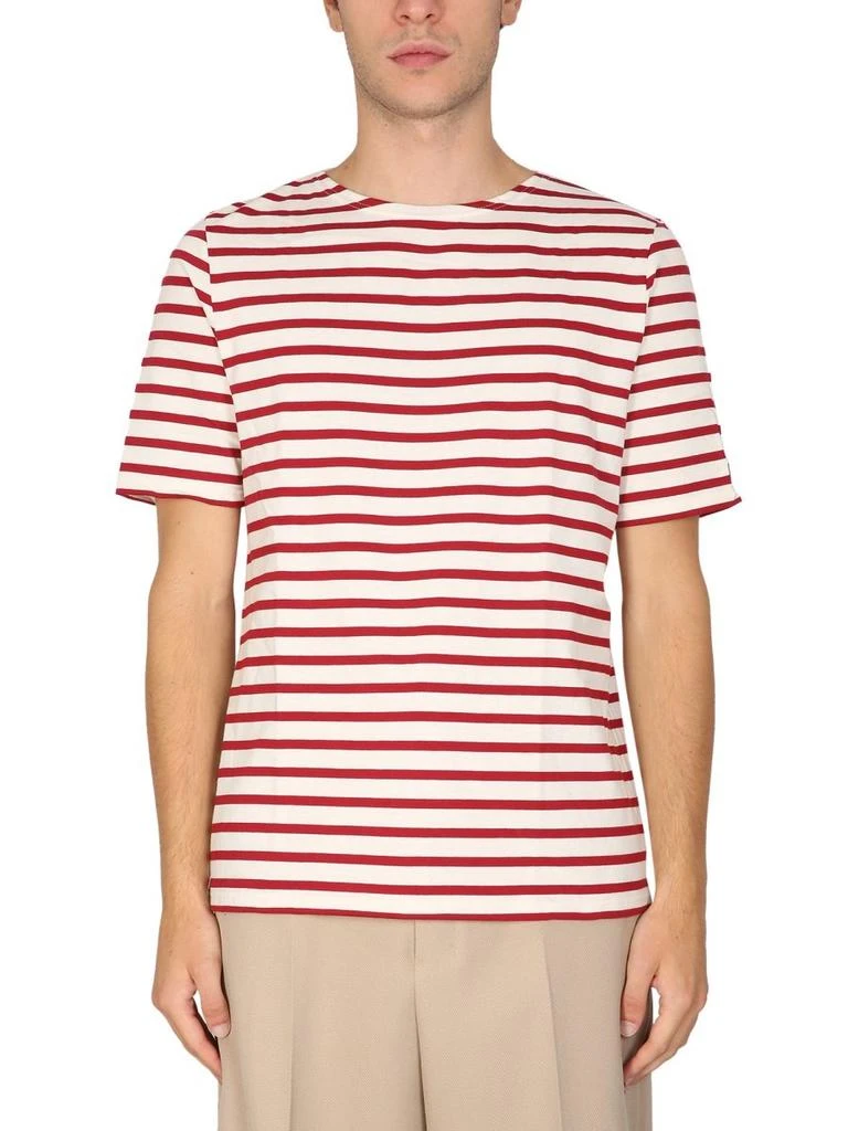 商品Saint James|Saint James Striped Crewneck T-Shirt,价格¥294,第1张图片