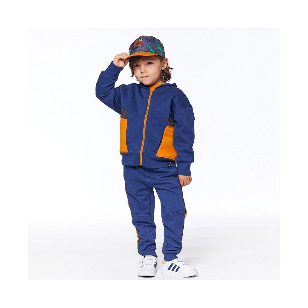 商品Deux par Deux|Baby Boy Printed Cap Charcoal Grey Multicolor Dinosaurs - Infant,价格¥201,第2张图片详细描述
