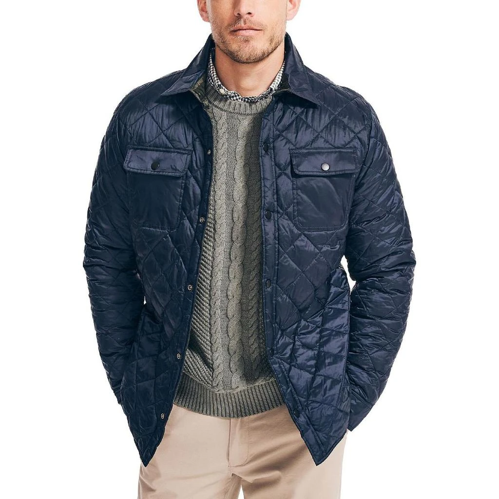 商品Nautica|Nautica Mens Reversible Lightweight Quilted Coat,价格¥337,第1张图片