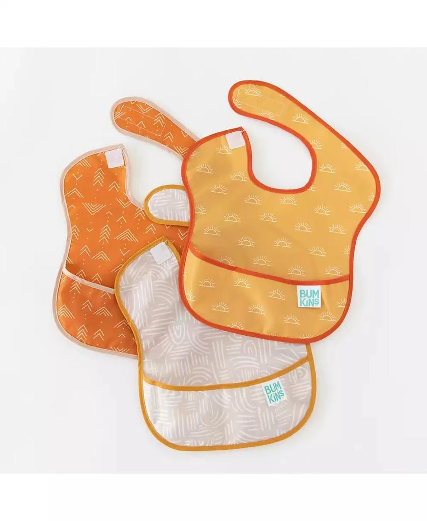 商品Bumkins|SuperBib Baby Boys and Girls Bibs, Pack of 3,价格¥141,第2张图片详细描述
