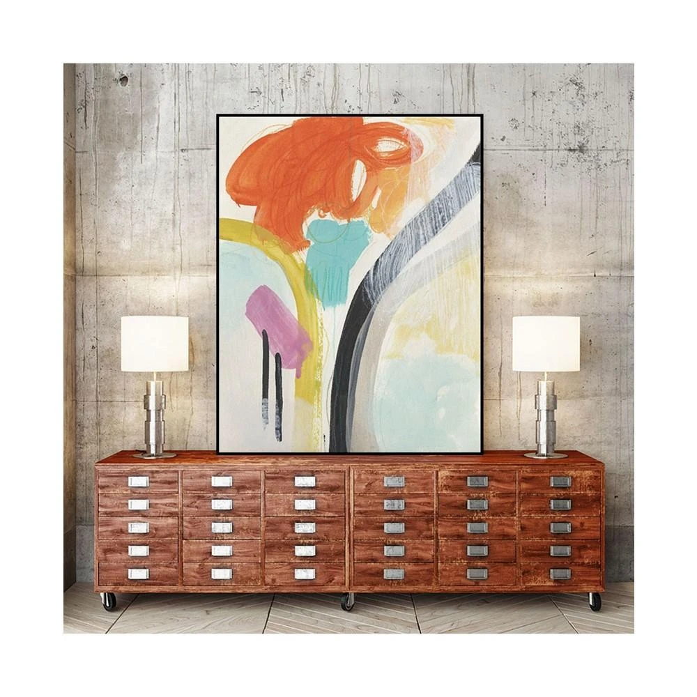 商品Giant Art|36" x 24" Rhythm Variations II Art Block Framed Canvas,价格¥2002,第4张图片详细描述