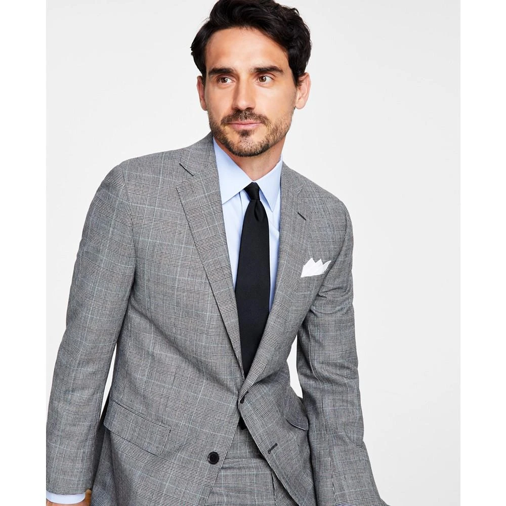 商品Brooks Brothers|Men's Classic-Fit Plaid Wool-Blend Stretch Suit Jacket,价格¥2022,第3张图片详细描述