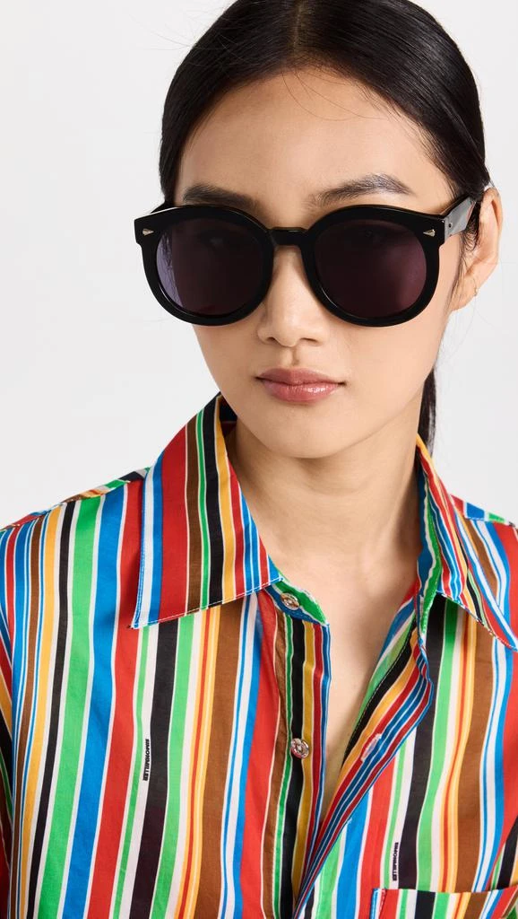 商品KAREN WALKER|Karen Walker Super Duper Strength 22 B 太阳镜,价格¥1435,第2张图片详细描述