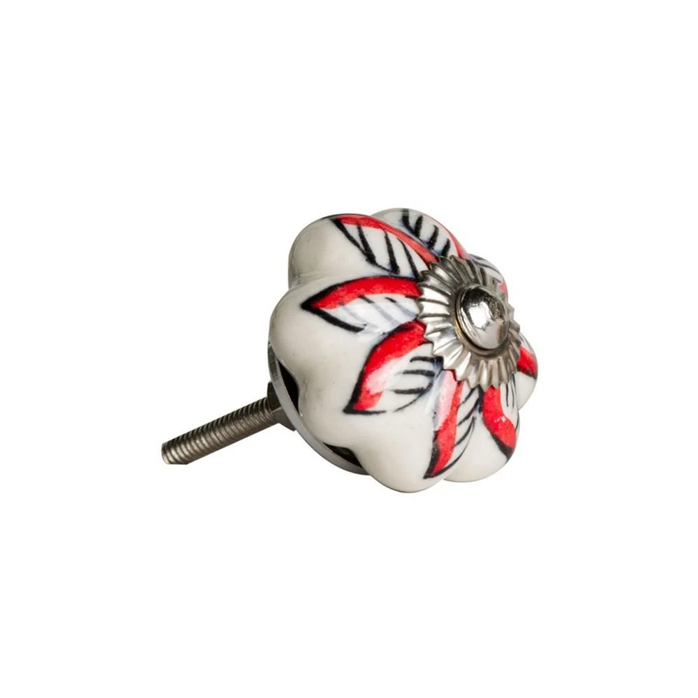 商品KNOB-IT|Handpainted Ceramic Knob Set of 8,价格¥314,第3张图片详细描述
