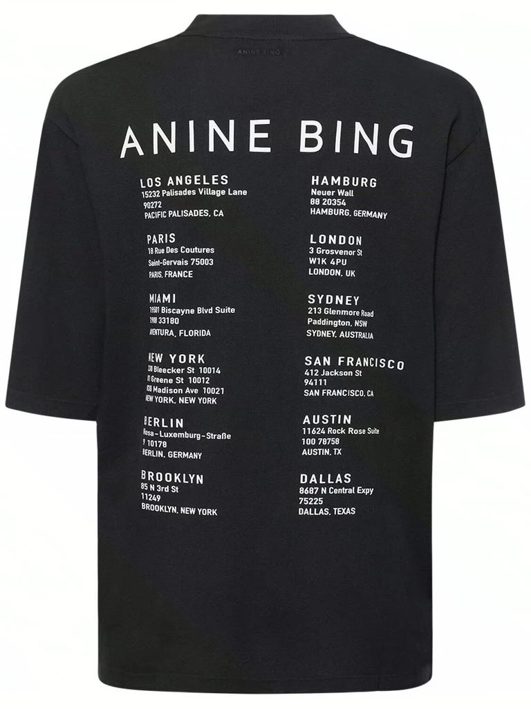 商品ANINE BING|Avi Smiley Organic Cotton T-shirt,价格¥755,第4张图片详细描述