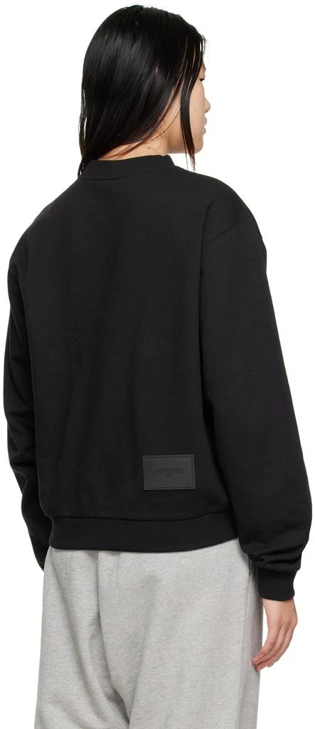 商品We11done|Black Crewneck Sweatshirt,价格¥922,第3张图片详细描述