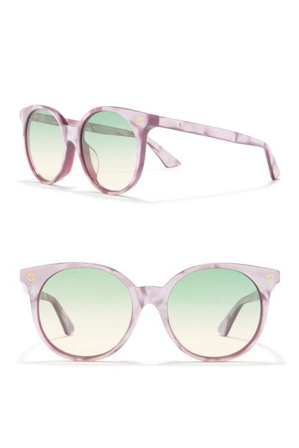 商品Gucci|53mm Round Sunglasses,价格¥984,第1张图片