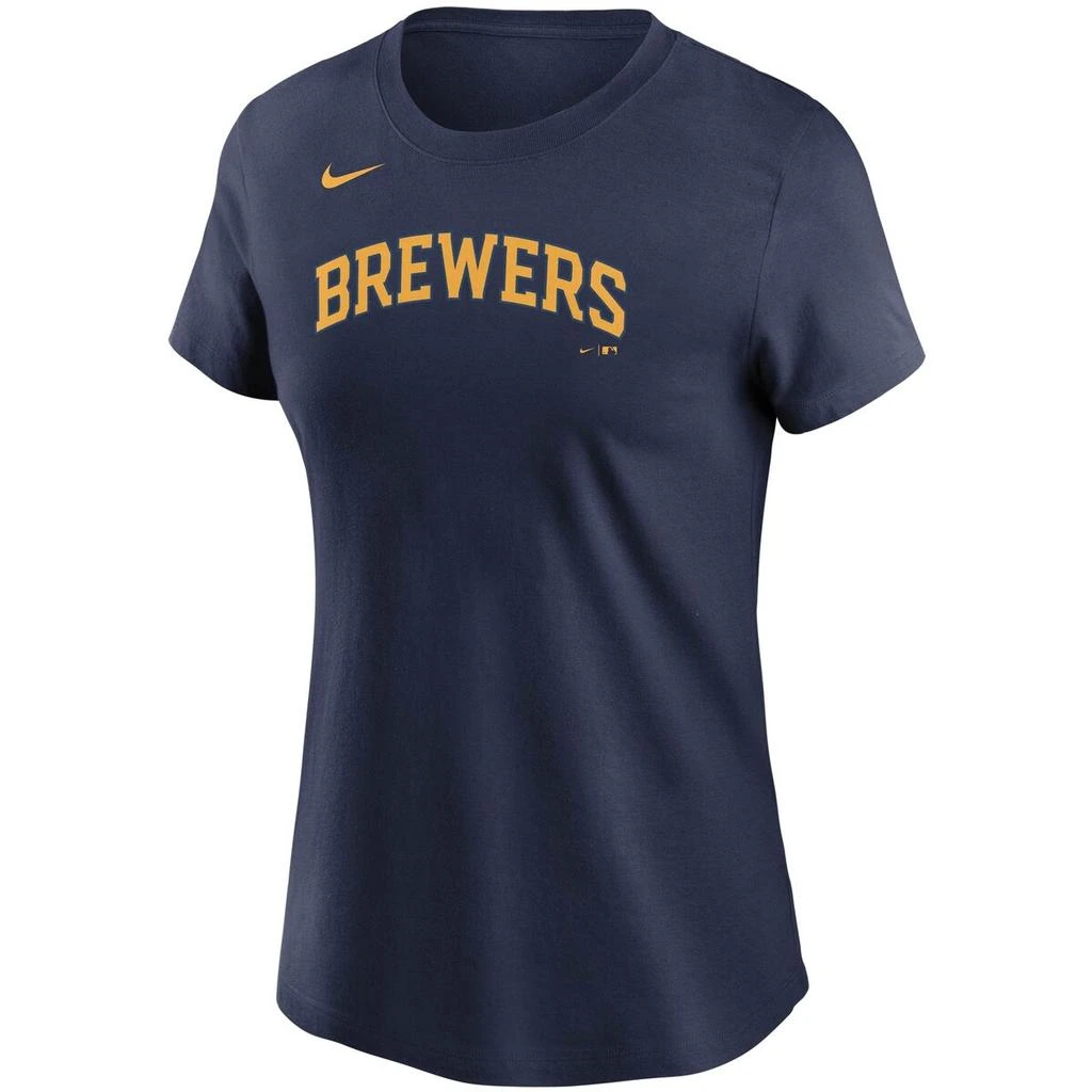 商品NIKE|Nike Brewers Wordmark T-Shirt - Women's,价格¥263,第1张图片