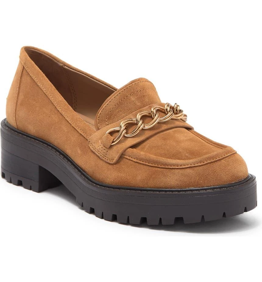 商品Sam Edelman|Taelor Chain Link Leather Lug Sole Loafer,价格¥697,第1张图片