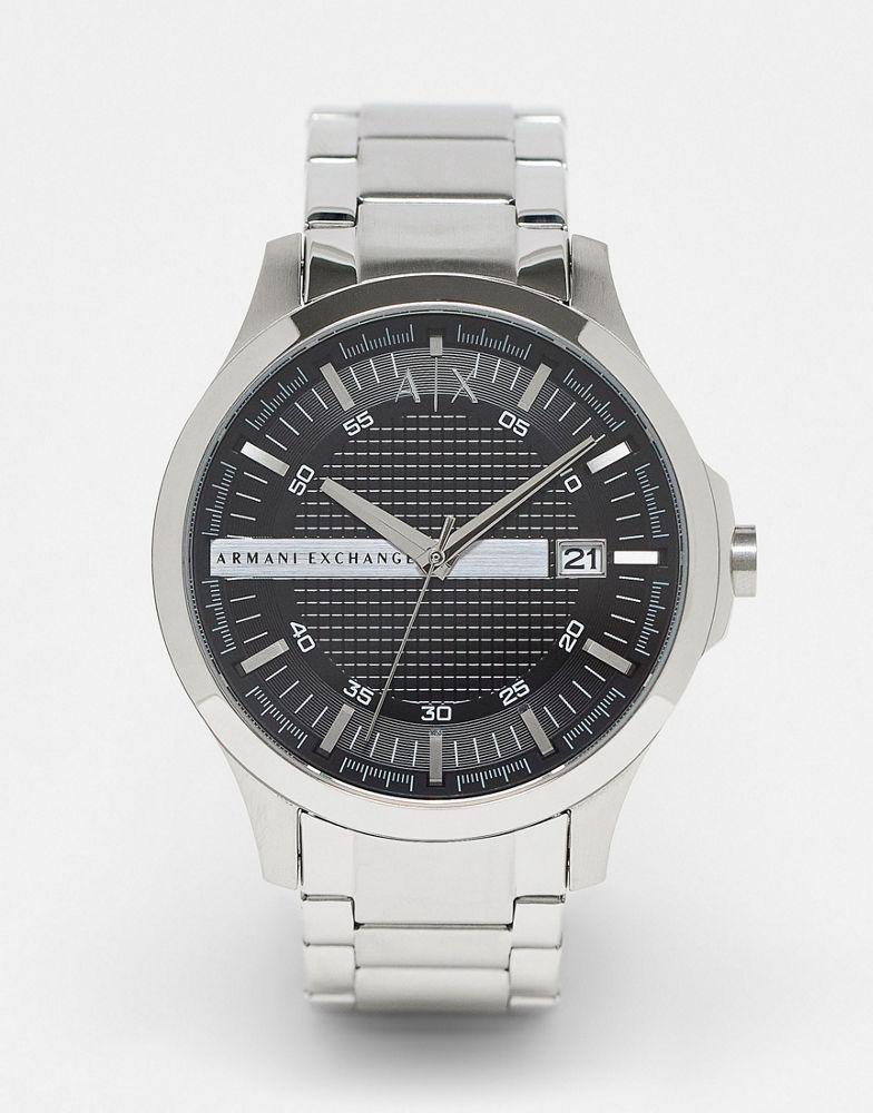 商品Armani Exchange|Armani Exchange AX2103 Hampton bracelet watch in silver,价格¥1308,第1张图片