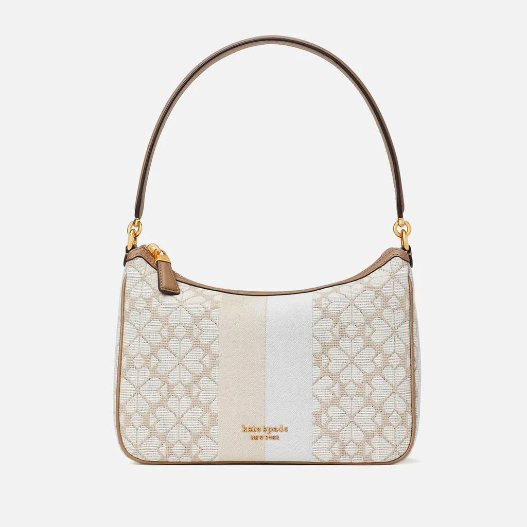 商品Kate Spade|Kate Spade New York Small Sam Leather-Trimmed Jacquard Bag,价格¥1723,第1张图片