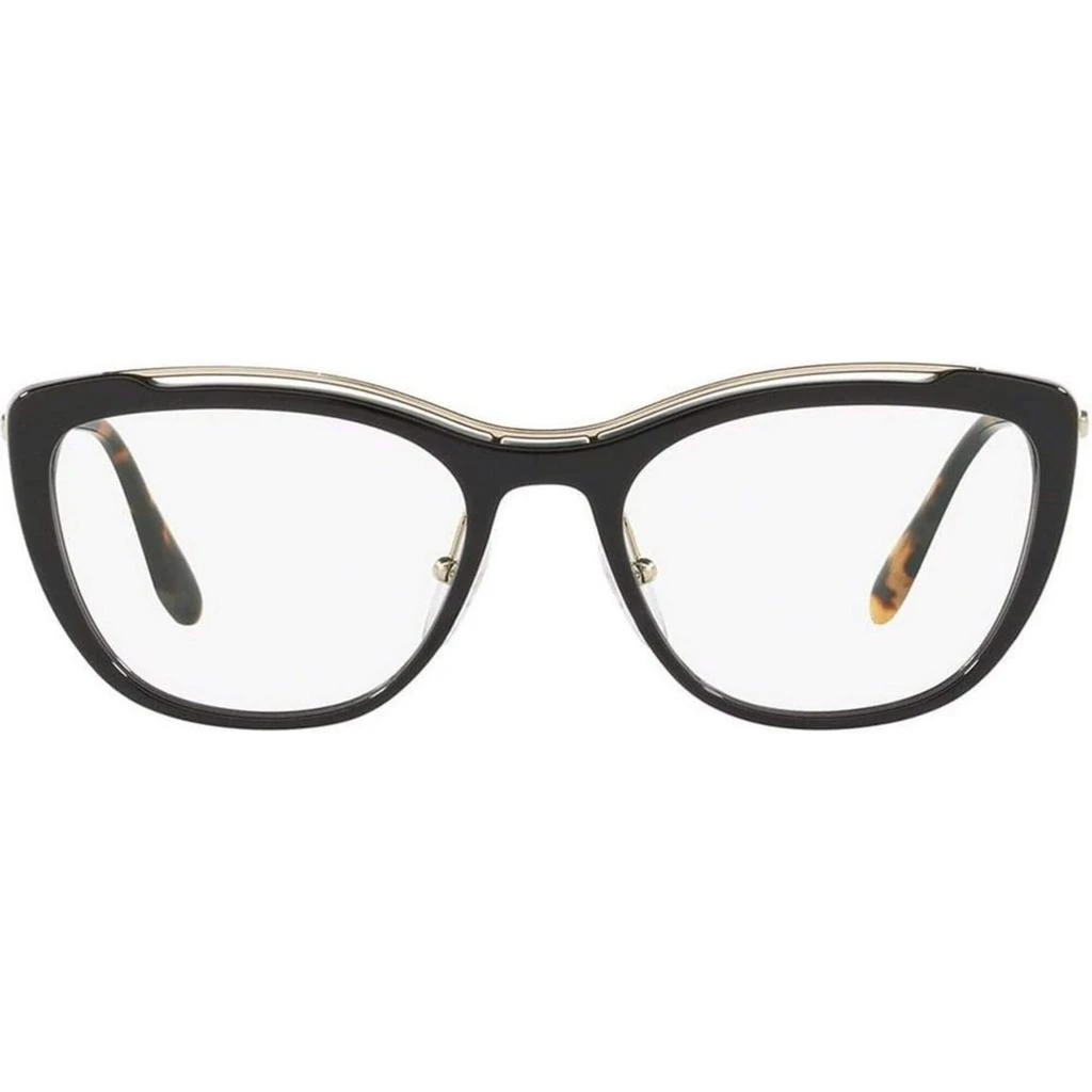 商品Prada|Prada Women's Eyeglasses - Black Cat Eye Full-Rim Frame | PRADA 0PR04VV 1AB1O151,价格¥771,第2张图片详细描述