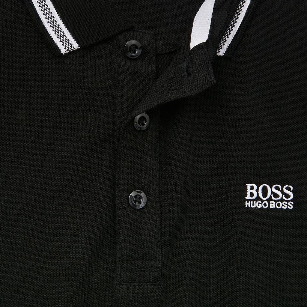 商品Hugo Boss|Hugo Boss Boys' Classic Short Sleeve Polo - Black,价格¥289,第5张图片详细描述