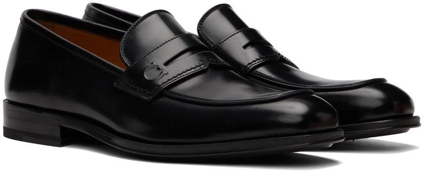 商品Salvatore Ferragamo|黑色 Ness 乐福鞋,价格¥4403,第4张图片详细描述