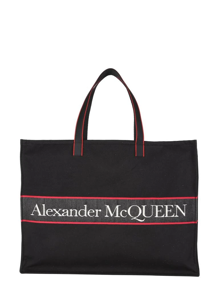 商品Alexander McQueen|Alexander McQueen Est West Selvedge Tote Bag,价格¥5852,第3张图片详细描述