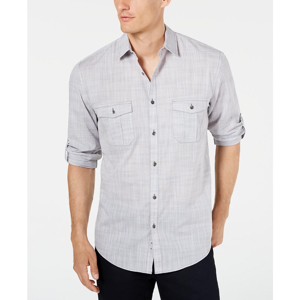 Men's Warren Long Sleeve Shirt, Created for Macy's商品第1张图片规格展示