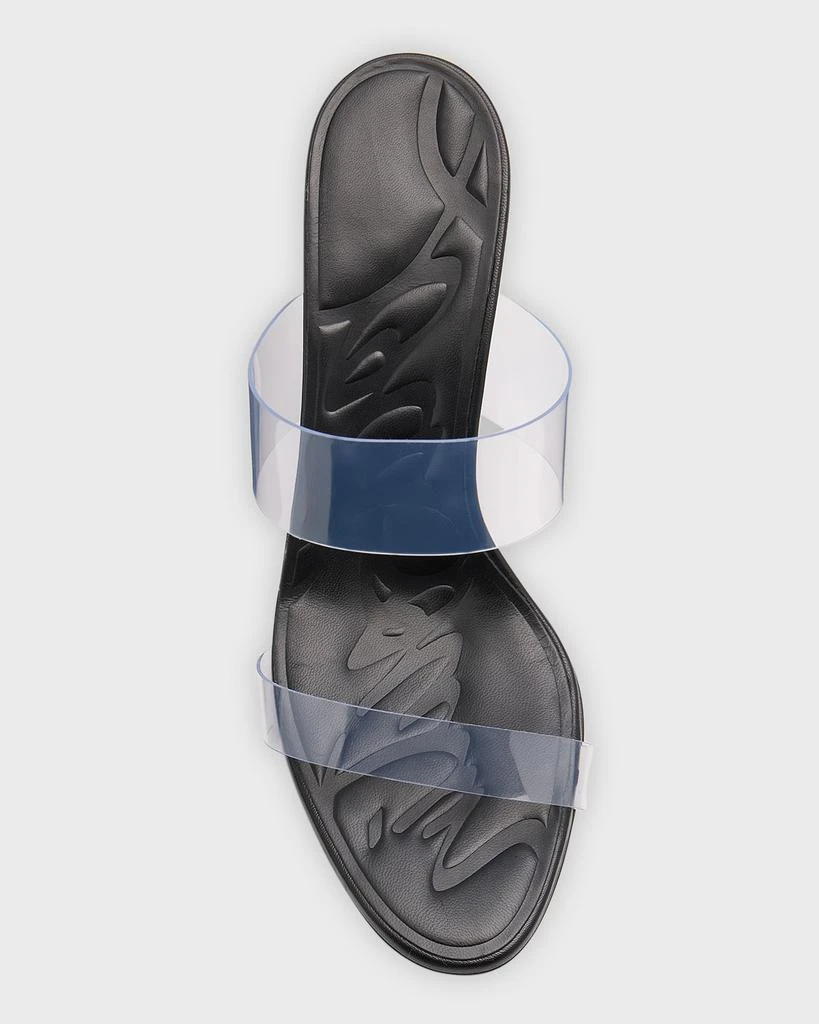 商品Christian Louboutin|Just Loubi Clear Red Sole Slide Sandals,价格¥6924,第4张图片详细描述
