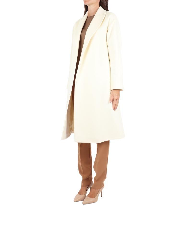 Max Mara Studio Women's  Beige Other Materials Coat商品第2张图片规格展示