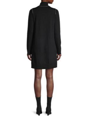 商品Max Studio|Highneck Sweater Dress,价格¥369,第4张图片详细描述
