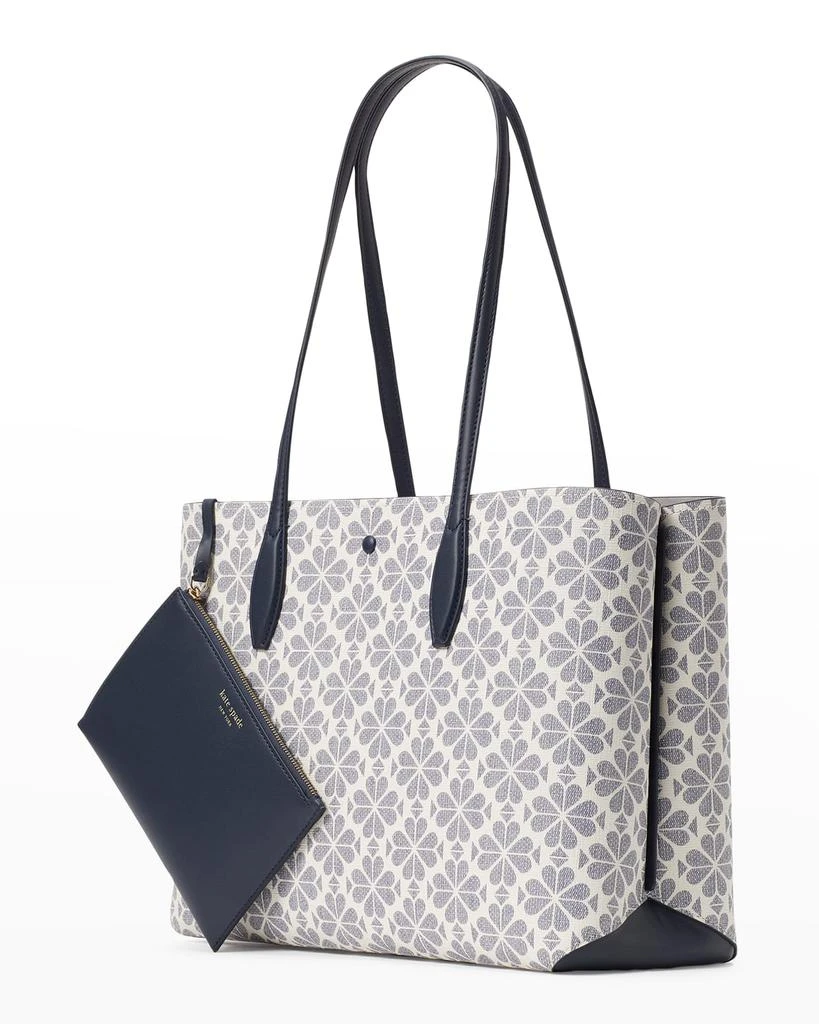 商品Kate Spade|spade flower coated canvas large tote bag,价格¥838,第4张图片详细描述
