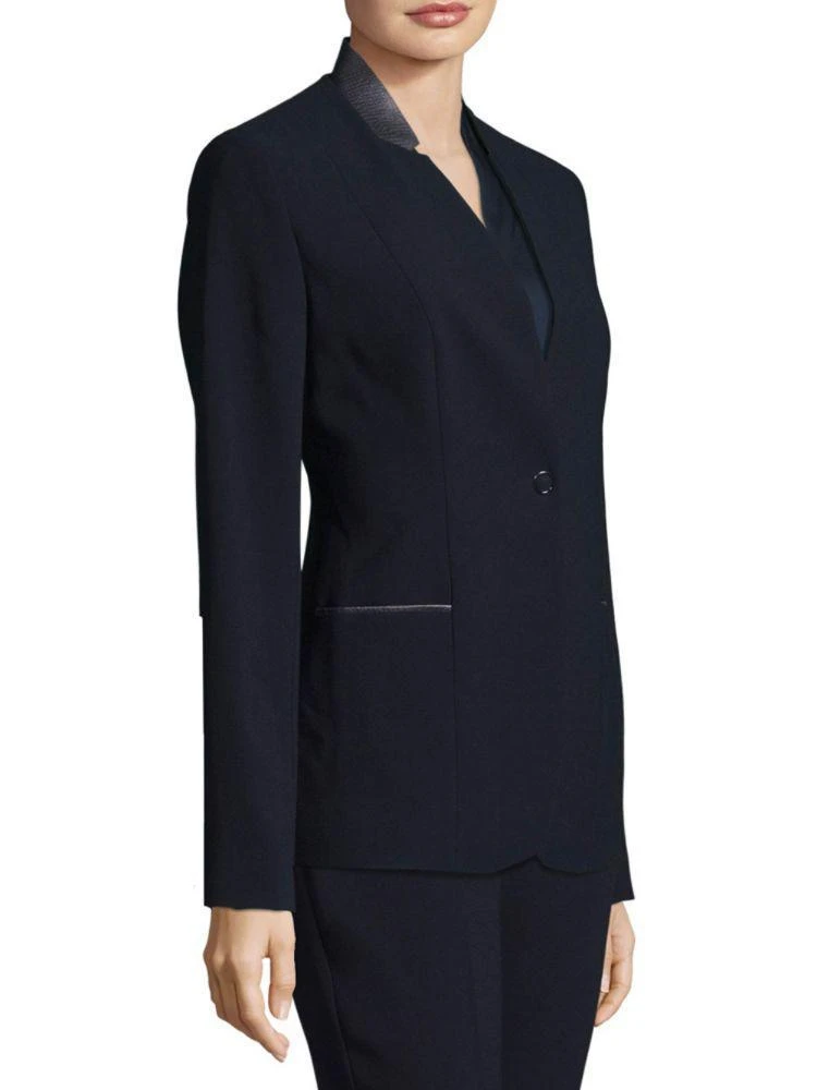 商品Tahari|Tori Notched Jacket,价格¥3414,第3张图片详细描述