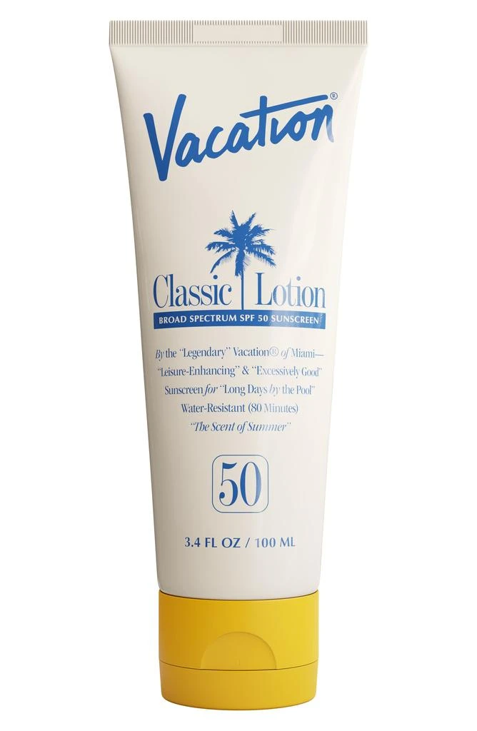 商品Vacation|Classic Lotion Broad Spectrum SPF 50 Sunscreen,价格¥123,第1张图片