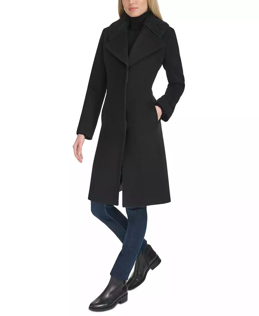 Women's Shawl Collar Wool-Blend Coat 商品