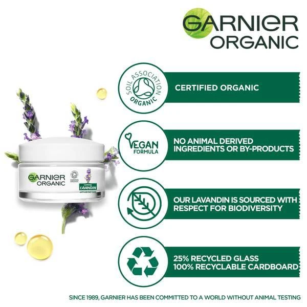 商品Garnier|Garnier Organic Lavandin Moisturiser 50ml,价格¥112,第3张图片详细描述