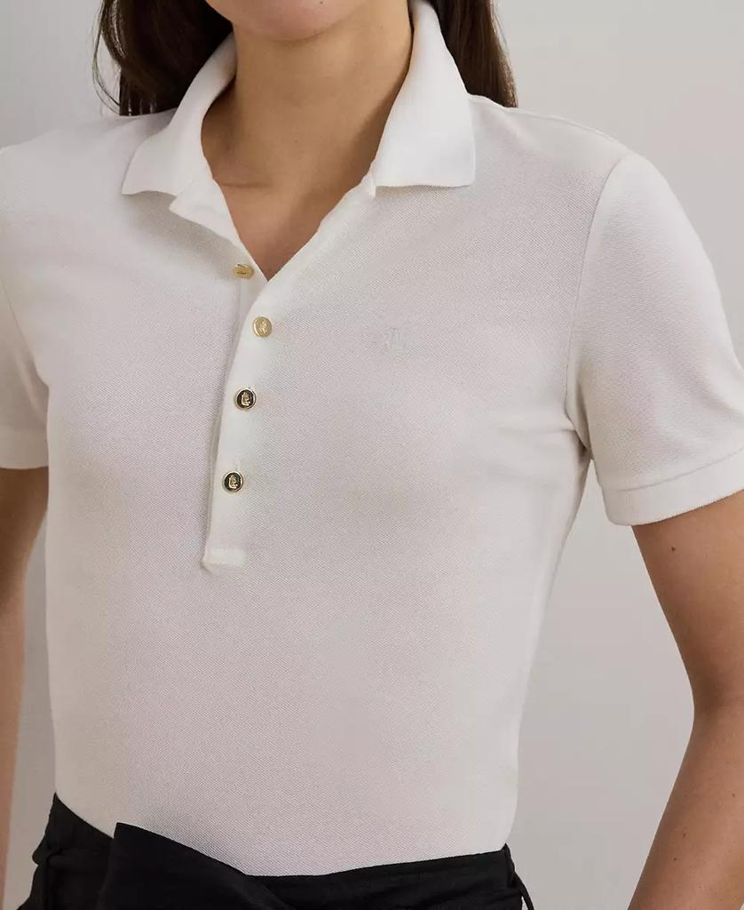 Ralph Lauren Piqué Polo Shirt - Women's Polo Shirts - Free