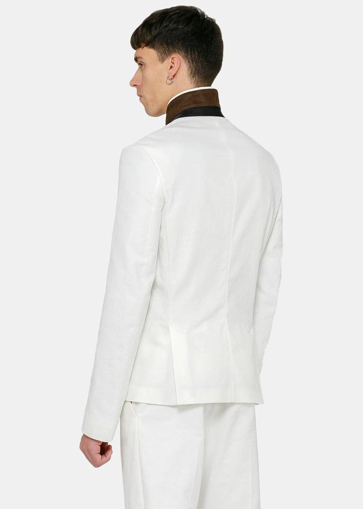 商品haider ackermann|Haider Ackermann Ivory Classic Blazer,价格¥4978,第2张图片详细描述