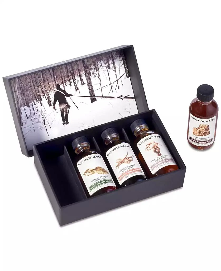 商品Runamok Maple|Maple Syrup 4-Piece Sugarmaker's Collection Small Gift Box,价格¥262,第1张图片