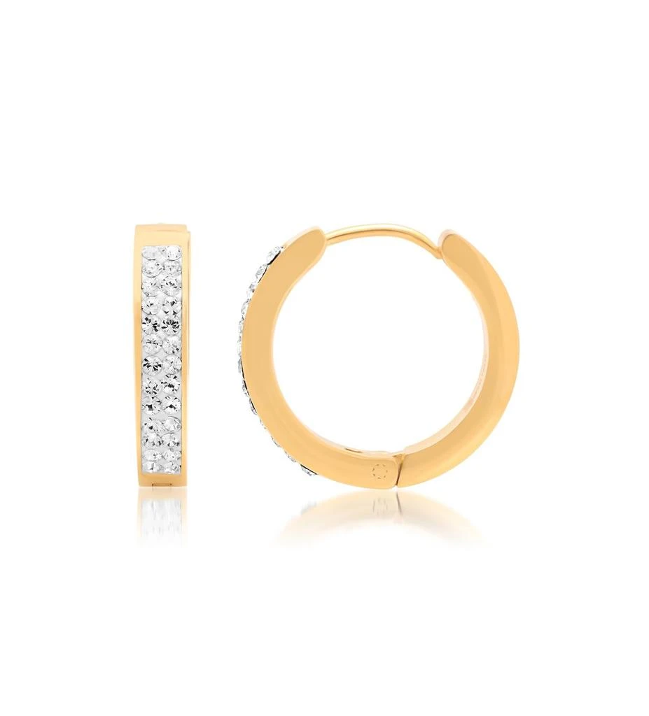 Crystal Huggie Hoop Earrings 商品