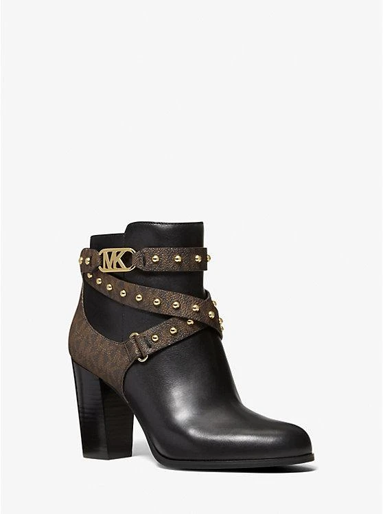 商品Michael Kors|Kincaid Studded Logo Trim Ankle Boot,价格¥593,第1张图片