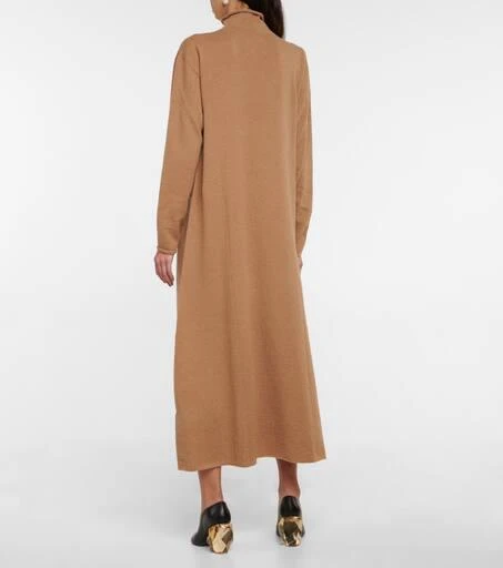 商品Jil Sander|羊绒中长连��衣裙,价格¥10214,第3张图片详细描述