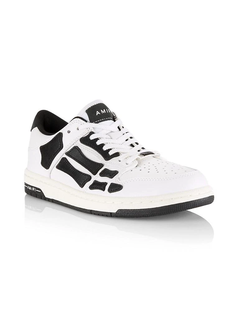 商品AMIRI|Skel Leather Low-Top Sneakers,价格¥4389,第2张图片详细描述