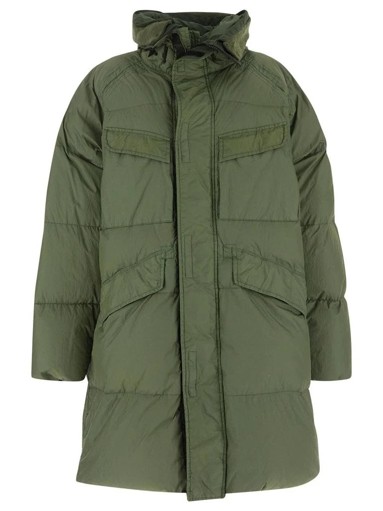 商品Stone Island|Green Puffer Coat,价格¥9612,第1张图片