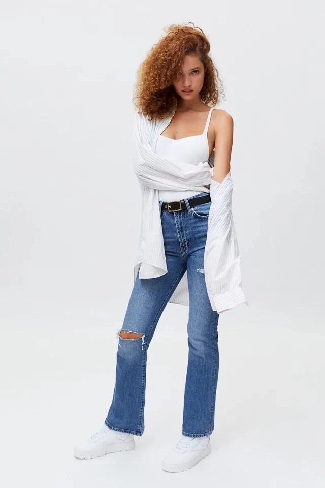 商品BDG|BDG High-Waisted Comfort Stretch Flare Jean,价格¥231,第4张图片详细描述