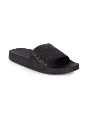 商品Vince|Winston Perforated Leather Slides,价格¥319,第2张图片详细描述