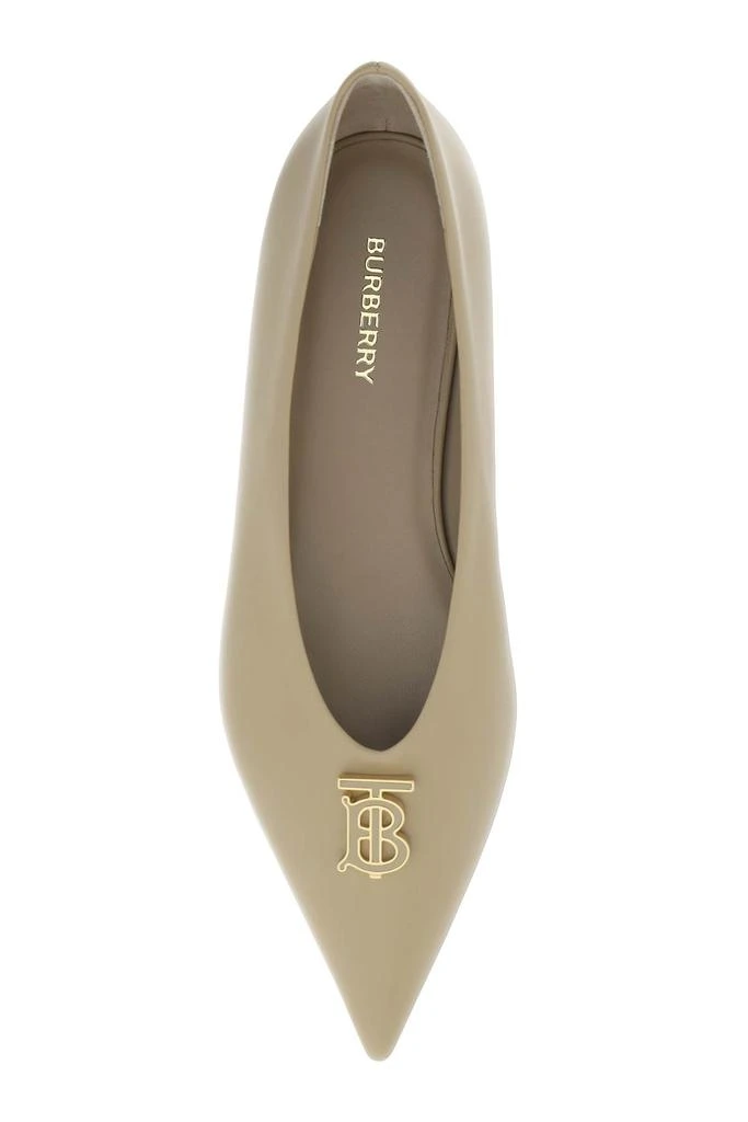 商品Burberry|Burberry pointed leather ballet flats,价格¥2022,第2张图片详细描述