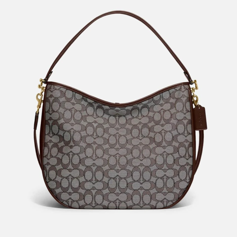 商品Coach|Coach Women's Signature Jacquard Soft Tabby Hobo Bag - Oak maple,价格¥2470,第1张图片