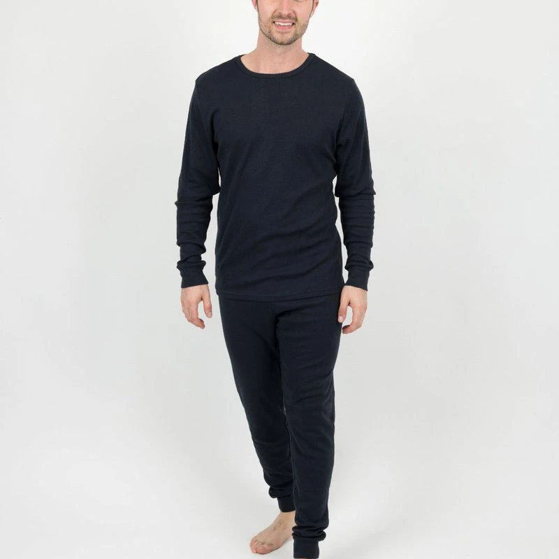 商品Leveret|Mens Solid Navy Pajamas,价格¥340,第1张图片